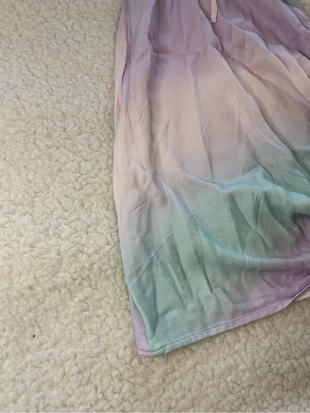 Zara Women Pastels Tie Dye Cut Out Ruched Mini Dress - Picture 4 of 10